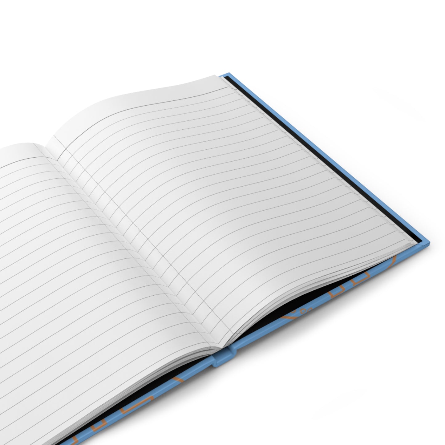 Hodl-Pad Bitcoin Hardcover Journal Orange on Blue