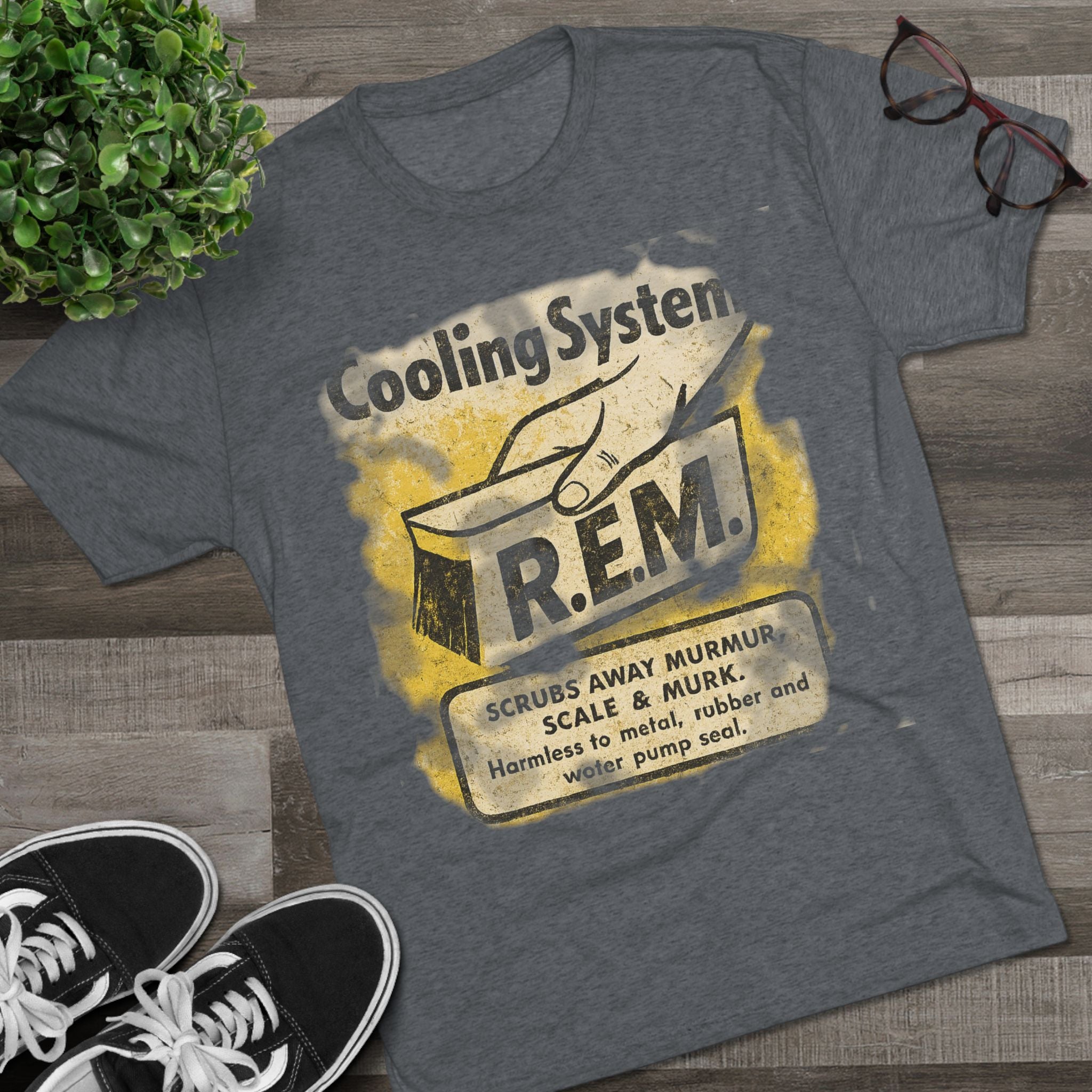 Vintage R.E.M. Cooling System Unisex Athletic fit