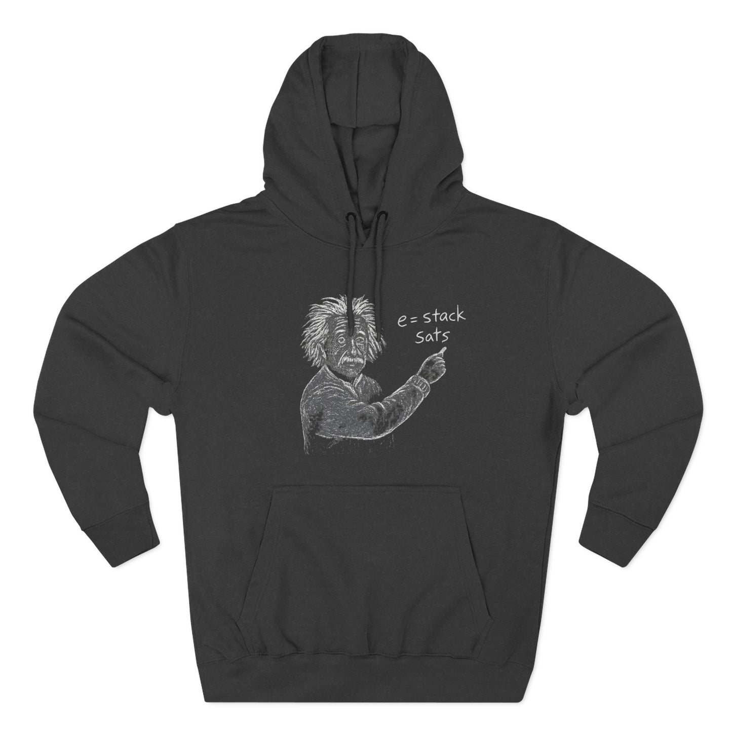 Hoodie with Einstein Chalkboard Graphic