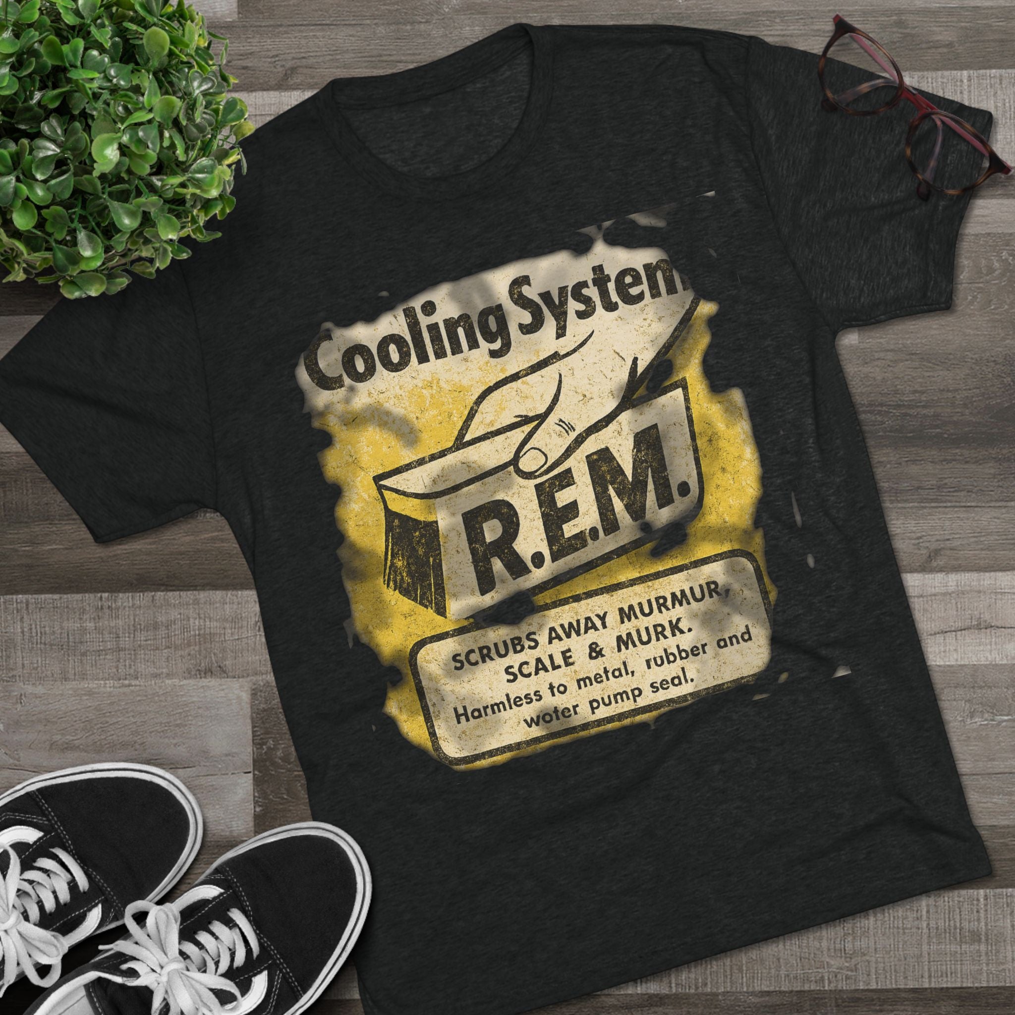 Vintage R.E.M. Cooling System Unisex Athletic fit
